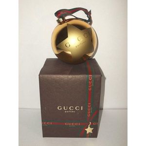 Gucci Parfums kerstbal - ster - goudkleurig -  12 cm diameter