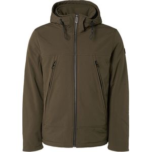 No Excess Mannen Softshell Jas Donker Bruin S