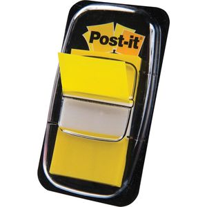 Indextabs 3m post-it 6805 25mm geel | Set a 50 stuk