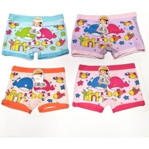 Meisjes boxershorts - Oceaan - Blauw - Bamboe - 2 stuks - 7/8 Jaar