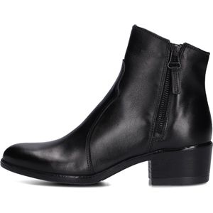 Omoda Badia Enkellaarsjes - Enkelboots met rits - Dames - Zwart - Maat 39