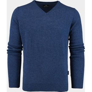 Baileys Pullover Blauw 100% Lamswool melange 320071/675