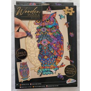 LIBOZA - Speelgoed - Dierenpuzzel - 135 stukjes - Plezier voor volwassenen en kinderen 7+ - UIL - Met legplaat - met Standaard - Met EcoPEN - 30 x 22,5 cm - Uren speelplezier - Kerstmis – Verjaardag