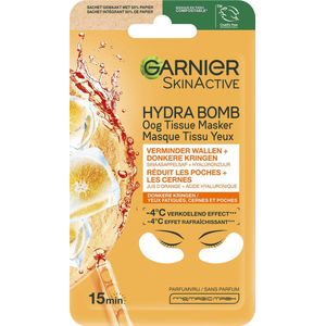 Garnier SkinActive Tissue Oogmasker met Sinaasappel - 1 stuk