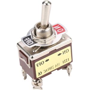 5 Stuks Tuimelschakelaar 2 Posities 4-pins ON-OFF 15A 250VAC voor Auto Huishoudelijke Apparaten