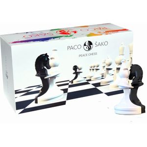 Paco Sako Vredes schaak - Vernieuwd spel zonder stukken slaan - Genomineerd Speelgoed van het Jaar 2018