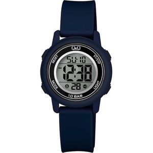Q&Q-digitaal-donker blauw-Waterdicht-Zwemmen/Sporten-Alarm-Stopwatch-Backlight.