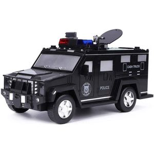 RAMBUX® - Kluis met Pincode & Geluid - SWAT Auto - Spaarpot - Munten & Briefgeld - Automatisch Spaarvarken - Educatief Speelgoed