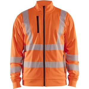 Blaklader High Vis Sweatshirt met rits 3563-2538 - High Vis Oranje - XL