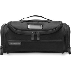 Toilettas Zwart 12 Inch Executive Essentials Toiletry Kit - Luxe Toilettas met meerdere vakken