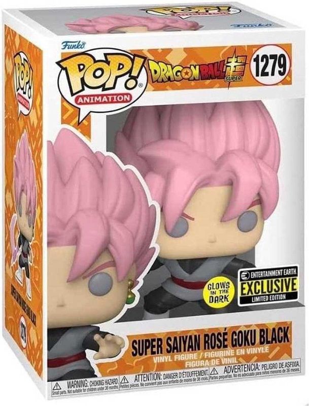 Pop Animation: Dragon Ball Super - Super Saiyan Rose Goku Black (Glow in the Dark) Funko Pop #1279
