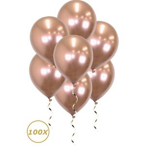 Ballonnen brons 100 stuks