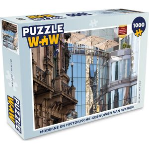 Puzzel Moderne en historische gebouwen van Wenen - Legpuzzel - Puzzel 1000 stukjes volwassenen