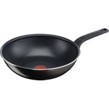 Tefal Wokpan Cook & Clean 28 Cm Aluminium Zwart