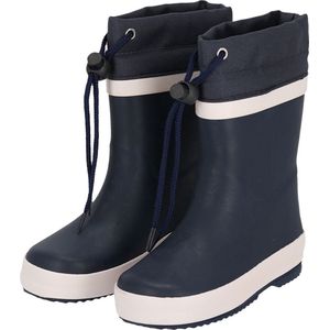 Zwarte kinder regenlaarzen met fleece voering van XQ Footwear 27/28