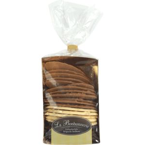 La Bonbonnerie Bakkerschocolade Nougat blaadjes - Ambachtelijk vervaardigde Bakkerstruffels uit België - Luxe Vlaamse Chocolade