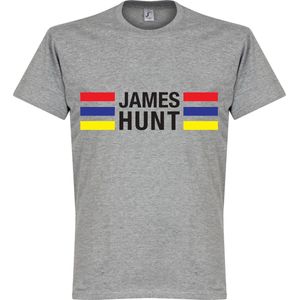 James Hunt Stripes T-Shirt - Grijs - M