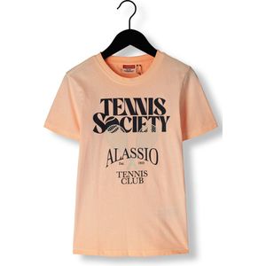 Vingino T-shirt Hayu Jongens T-shirt - Soft neon orange - Maat 116