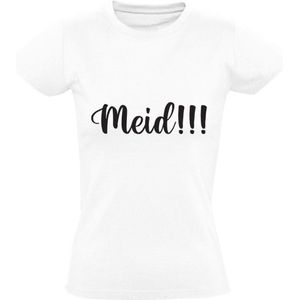Meid Dames t-shirt | vriendin | oma | mama | zus | cadeau | Wit