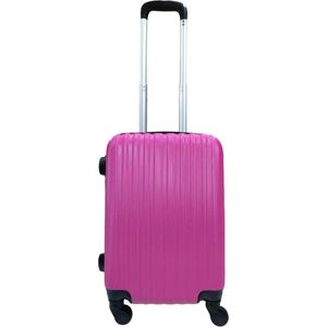 SB Travelbags 'Expandable' Handbagage koffer 53cm 4 wielen trolley - Roze