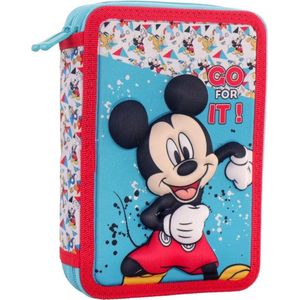 Disney Mickey Mouse Go for it! gevuld etui - 3D - 21 x 15 x 5 cm  - Multi