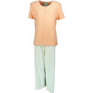 Tenderness Dames Pyjama - Katoen - Oranje - Maat M