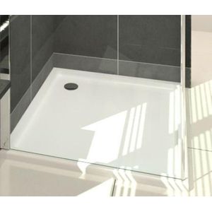 Saniclass Selva douchebak – 90x90x3.5 – Wit – acryl
