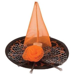 Mini Led Heksenhoed met haarspelden | Halloween hoed |Haardeco | Be special | Heksenhoed| Halloween item 2019