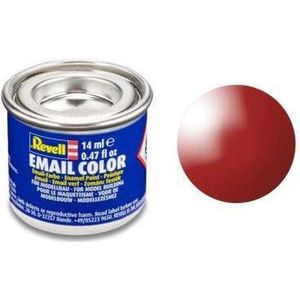 Revell #31 Fire Red - Gloss - RAL3000 - Enamel - 14ml Verf potje