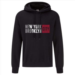 Hoody 359-38 New York Brooklyn - Zwart, xxL