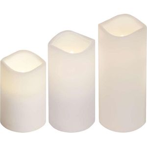 Paul Outdoor Ledkaarsen Set van 3 stuks