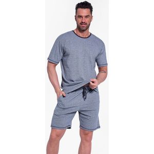 Cornette Katoenen Pyjama Heren Volwassenen Korte Mouw Korte Broek Shortama Tom 925/178 L