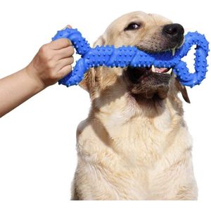 Hond Kauwspeelgoed 13 Inch Bone Shape Puppy Kauwspeelgoed met Convex Ontwerp Sterke Knuffel Speelgoed voor Agressieve Chewers Medium en Grote Honden Tandenreiniging