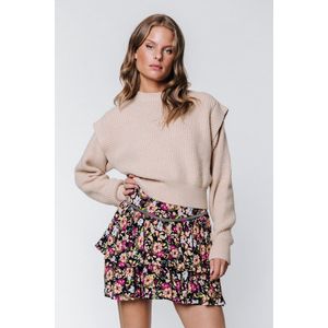 Colourful Rebel Mosh Flower Mini Skirt - S