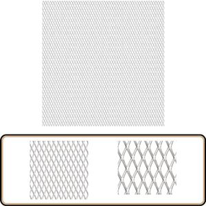 vidaXL Draadhek - 100x85 cm - Roestvrij Staal Gaaspaneel - Draadhek - Schuttingmateriaal - Tuinaccessoires - Tuinonderhoud