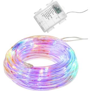 Springos Kerstverlichting | Lichtslang | 5 m | Batterij | 50 LED | Multicolor