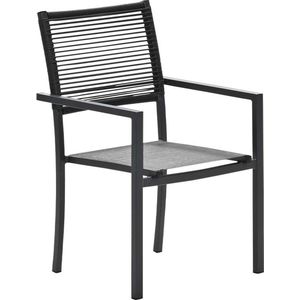 Garden Impressions Star dining fauteuil - carbon black - rope black