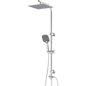 EISL EASY DELUXE doucheset 2-in-1 met grote roestvrijstalen regendouche 300 x 300 mm - handdouche - achteraf in te bouwen