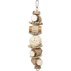Back Zoo Nature Soft Wood Stacker - Vogelspeelgoed - 9x9x38 cm Naturel