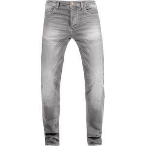 JOHN DOE IRONHEAD USED LIGHT GREY KEVLAR JEANS JDD2023-28/34 - Maat - Broek