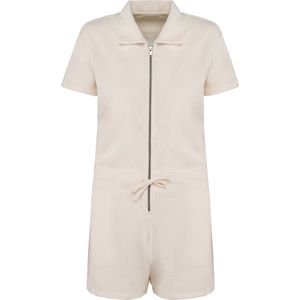 Native Spirit Ecologisch badstof jumpsuit voor dames NS5002 - Ivory - M