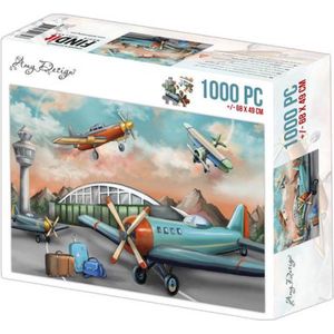 Jigsaw puzzel 1000 pc - Amy Design - Vliegtuigen