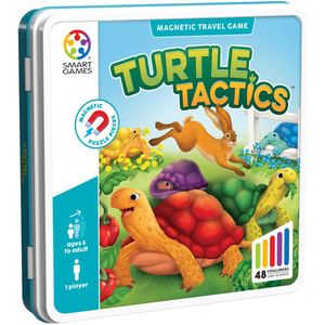 SmartGames - Turtle Tactics - denkpuzzel - vanaf 5 jaar - met magnetische puzzelstukken - 48 opdrachten