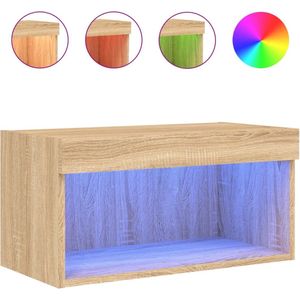 vidaXL-Tv-meubel-met-LED-verlichting-60x30x30-cm-sonoma-eikenkleurig