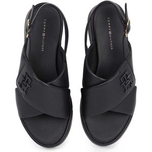 Tommy Hilfiger Th Logo Hw Gevoerde Le Sandalen - Streetwear - Vrouwen
