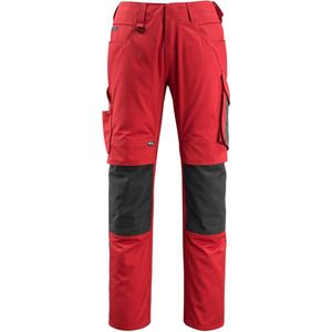 Mascot Unique Broek met kniezakken 12679-442 - Rood/Zwart - C68 - 82