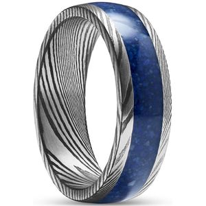 Lucleon - Heren - Edelsteen Ringen - Lapis Lazuli-steen - Blauw