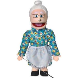 Handpop Grootmoeder Sillypuppets 25''