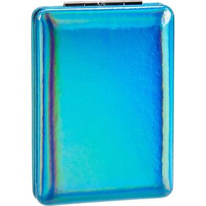 Arte Regal Make-upspiegel Metallic 8,5 X 6,2 Cm Glas Blauw