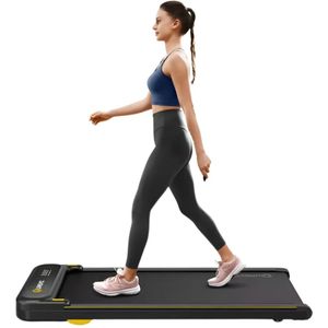 Loopband - Wandelband - Walking Pad - Walkingpad - Loopband - 1-6KM/u Snelheid - 120kg Max Belasting - 102x38cm Loopoppervlak - Dubbele Schokabsorptie - LED-scherm - Zwart